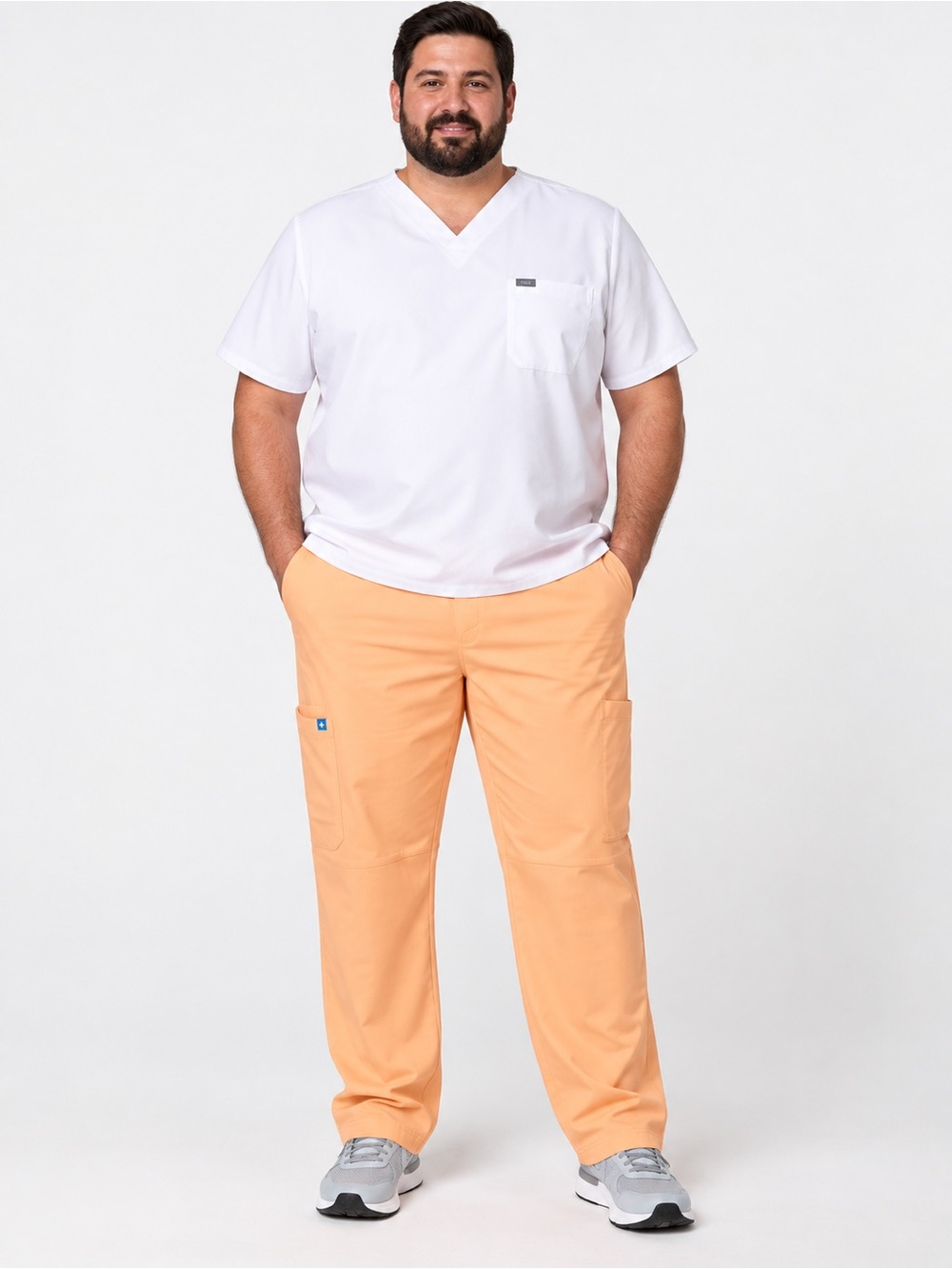 FIGS Axim Scrub Pants Men’s 3XL Regular Peach Orange NWT